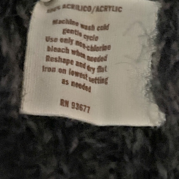 Decree charcoal gray cowl neck sweater Size medium - Picture 5 of 6